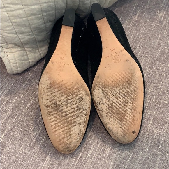 Wedge heel in black lizard print - Picture 5 of 8